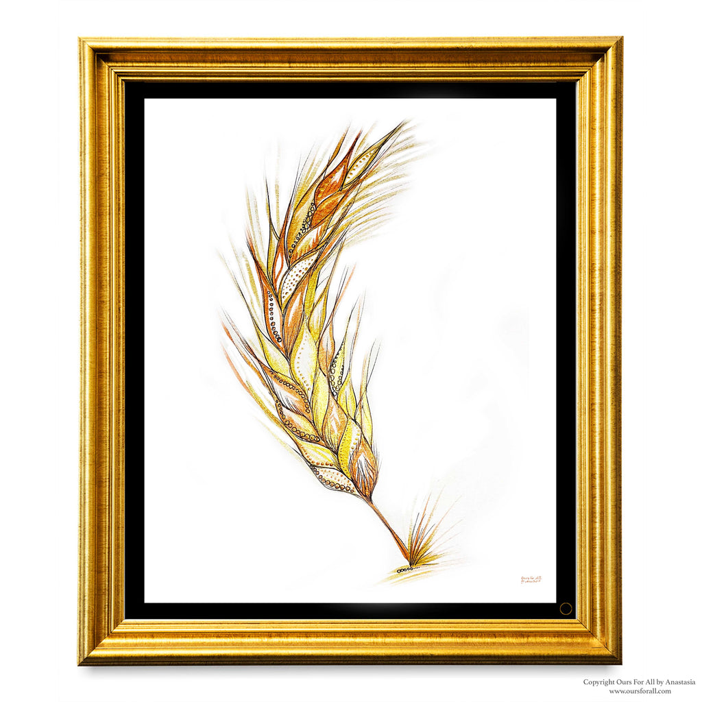 Custom Straw of Wheat painting for You