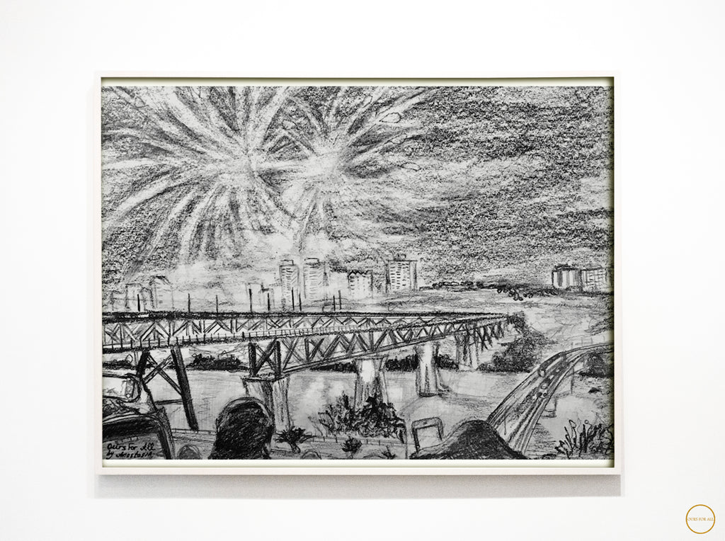 #YEG High Level Bridge Fireworks